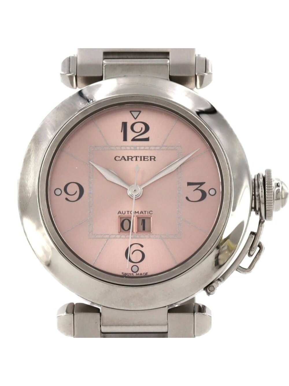 Cartier Pasha C Grande Date SS Automatic
